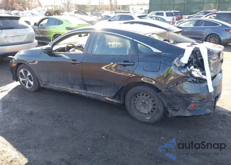 2021 Honda Civic Lx из США, поврежденный, VIN 2HGFC2F67MH558679